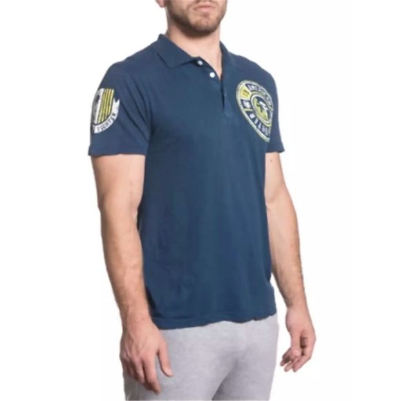 AMERICAN FIGHTER Men's Polo S/S BENJAMIN Premium - Picture 3 of 9